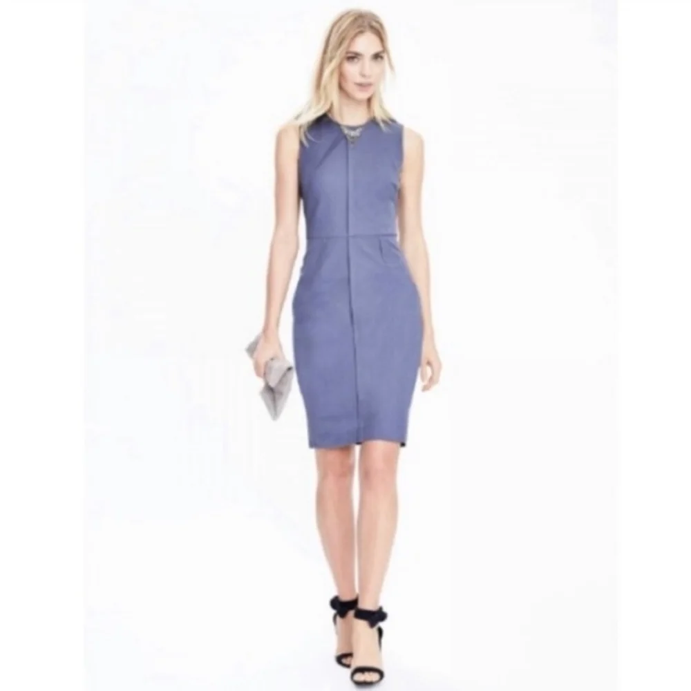 Banana Republic Bi-stretch Pleat Dress - NWT - Picture 2 of 4